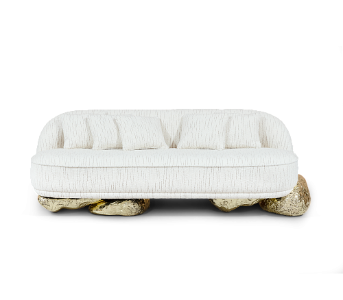 Angora White Luxe Sofa
