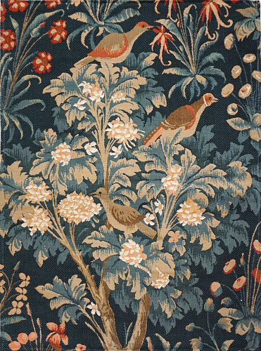 Offering of the Heart Tree and Birds Tapestry