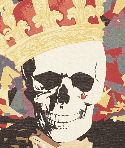 Skeleton Rider Tapestry
