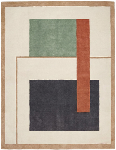 Geometric Block Forest Rug