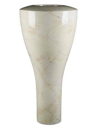 Carrara Tippy Stone Vase