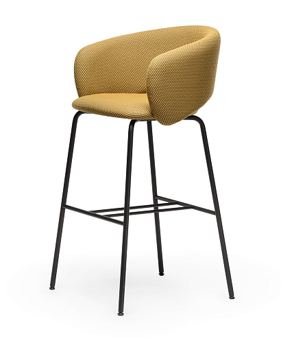 Bel Yellow Bar Stool