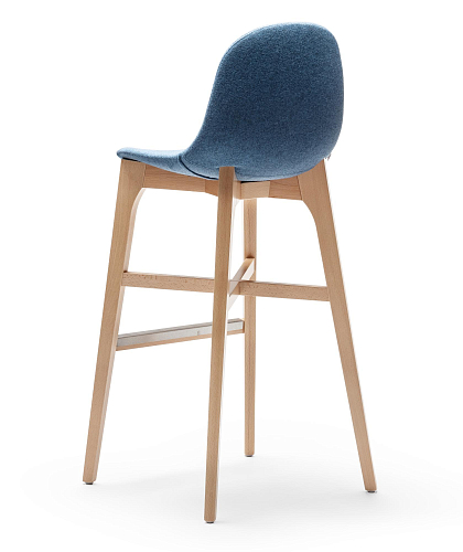 Gotham Walnut Bar Stool