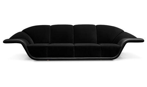Kole Black Sofa
