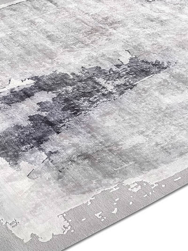 Mono Grey Luxury Hand-Knotted Rug