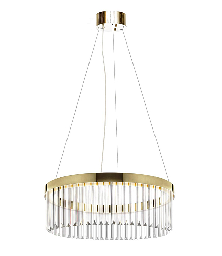 Gold Ring Italian Chandelier