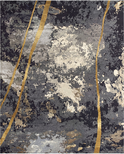 Obsidian Veil Rug