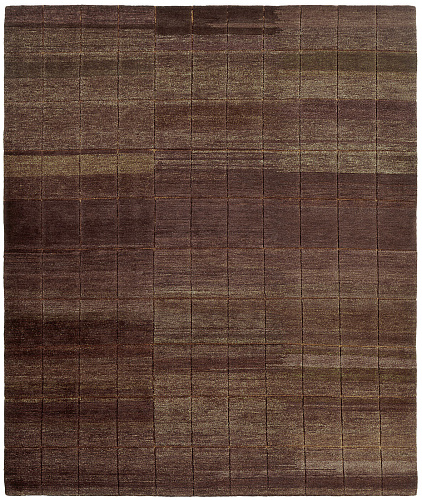 Deep Line Brown Rug