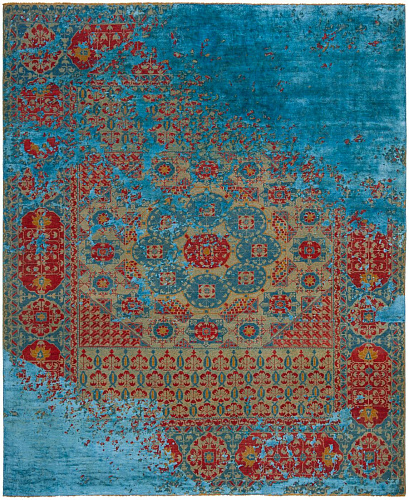 Mamluk Kensington Raved Blue Rug