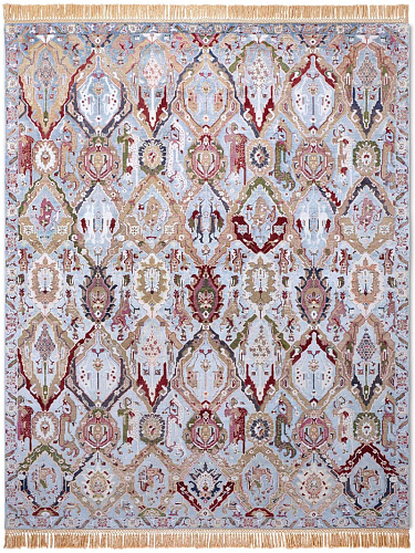 KavaBagh Blue Handmade Luxury Rug