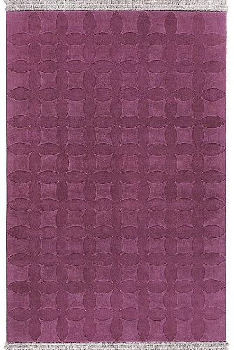 Aubergine Hand-Tufted Rug