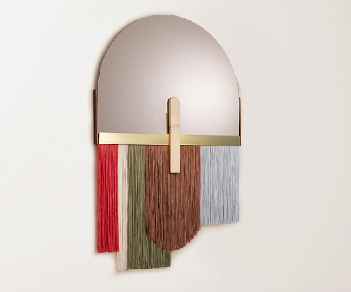 Souk Papaya Decorative Mirror