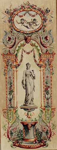 Door Statue Elysee Palace Tapestry
