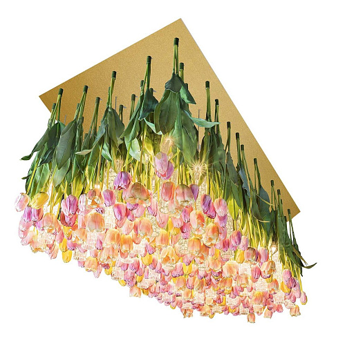 Tulip Inspired Chandelier