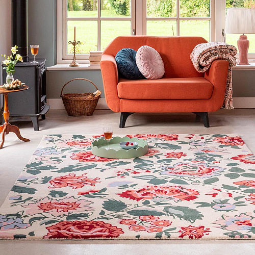 Wendling Floral Poppy Red Rug