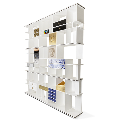 Curator White Bookcase