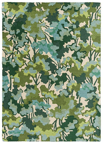 Tree Tops Green Outdoor Rug
