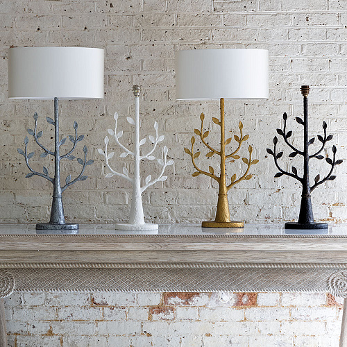 Millana Table Lamp in Chalk Finish