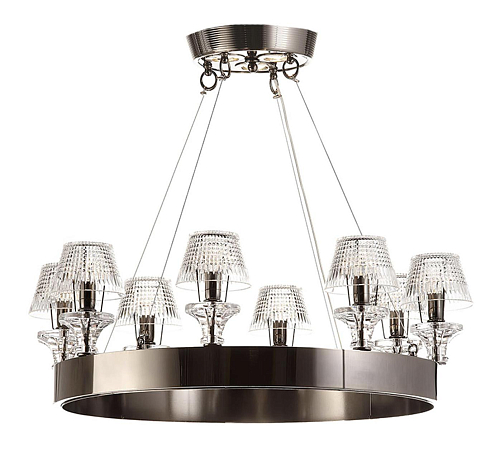 Chandelier with Crystal Shades