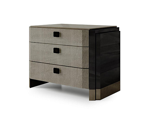 Three-Drawer Bedside Table