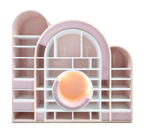 Sugar Rush Pink Children's Bookcase