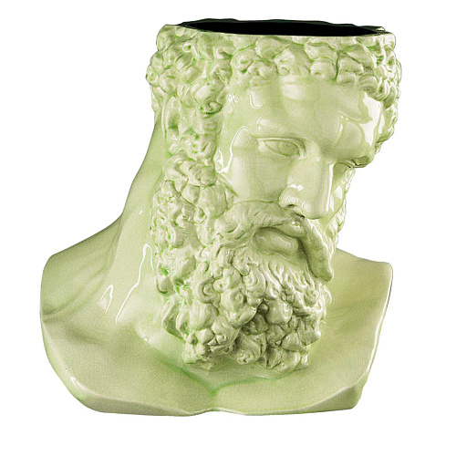 Ercole Bust Decorative Vase