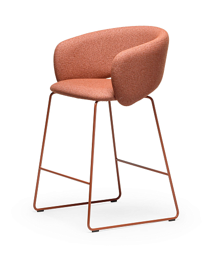 Bel Terracotta Bar Stool