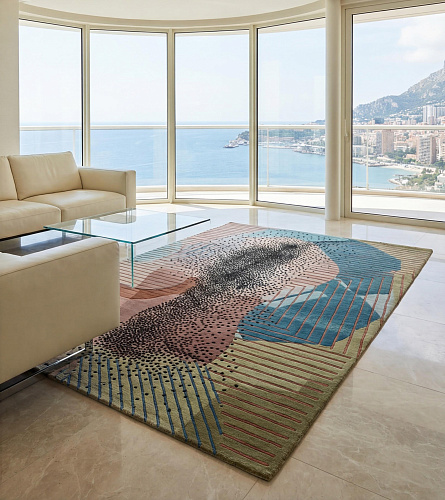 Textured Figure Rug