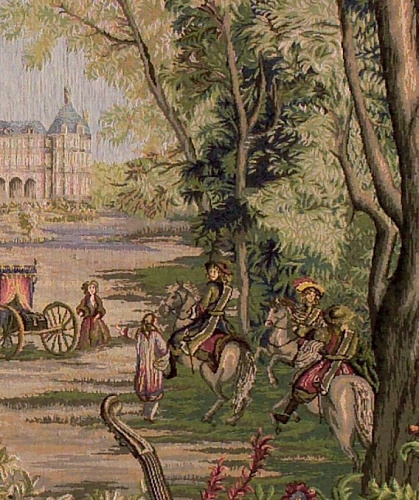 Greenery at the Castle (Square) Tapestry