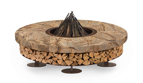 Ercole Marble Fire Pit
