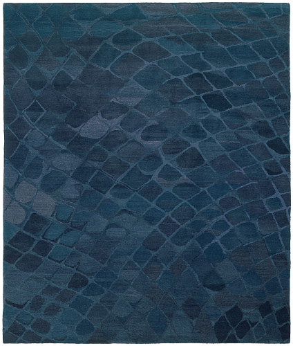 Snake Blue Rug