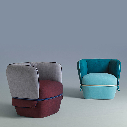 Chemise Unique Modern Italian Armchair
