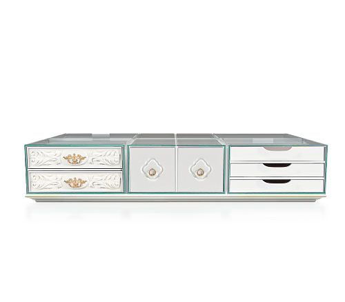 Urban White Contemporary Coffee Table