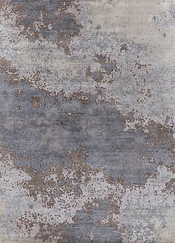 Hand-Knotted Abstract Rug