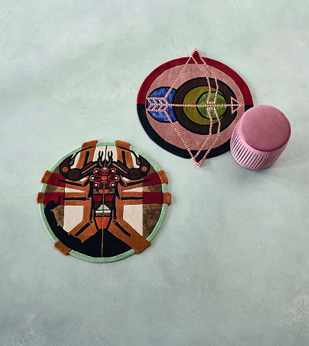 Zodiac Scorpio Circle 161805 Round Rug
