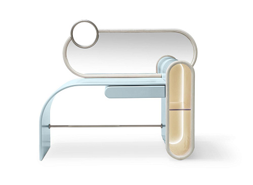 Candy Pop Blue Vanity Table