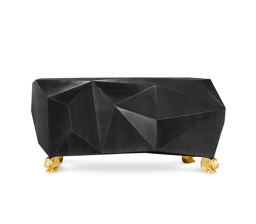 Prism Black Designer Sideboard