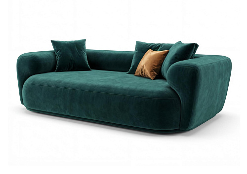 Stone Sofa in Teal Fabric