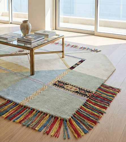 Radial Mosaic Rug