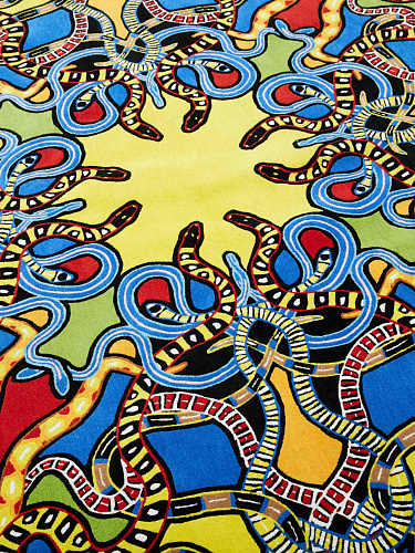 Snake Circle Rug