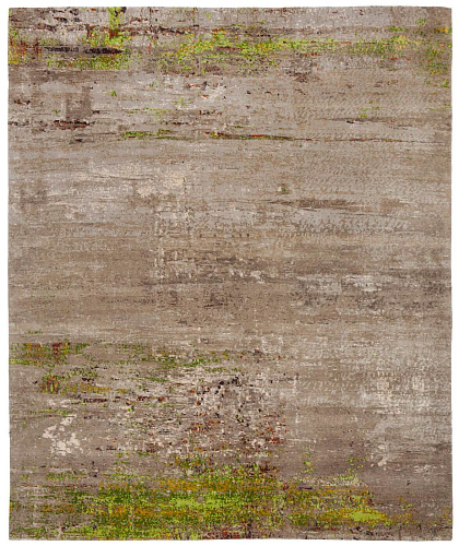 Artwork 19 Multicolor Green Rug