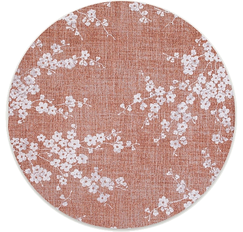 Copper Pink 9371 Round Rug