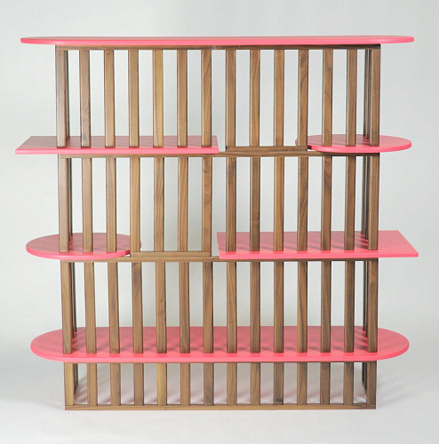 Pink Four-Tier Bookcase