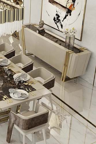 Elevate Beige Sideboard