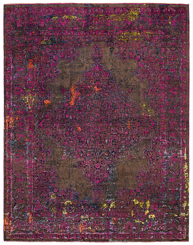 Tabriz Fashion Artwork 8 Purple Rug
