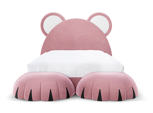 Teddy Dream Pink Bed