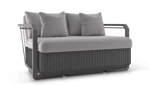 Legacy Grey Two-Seat Sofa