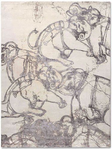 Elephants Hand-Woven Rug