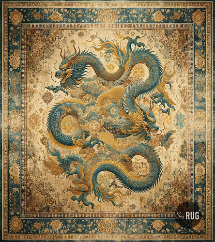 Dragon Green Rug