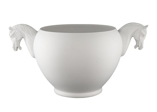 Horse Bowl-Style Vase